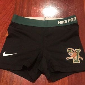 Nike Pro University of Vermont workout shorts xs
